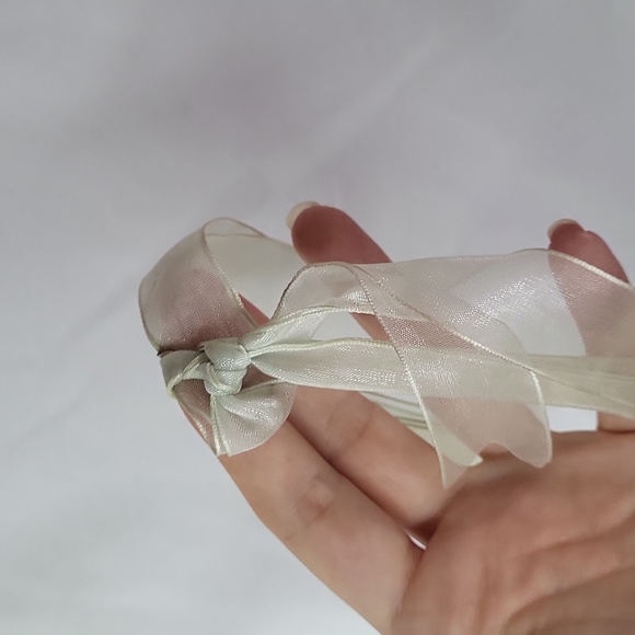 Turquoise Sea foam green stone necklace 18" 2004 heavy statement necklace - Picture 4 of 8